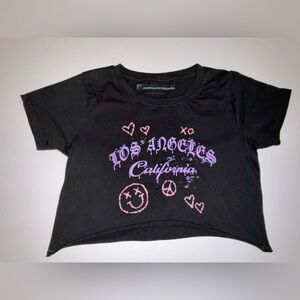 PRINCE PETER LOS ANGELES CALIFORNIA CROP T-SHIRT - large - nwot